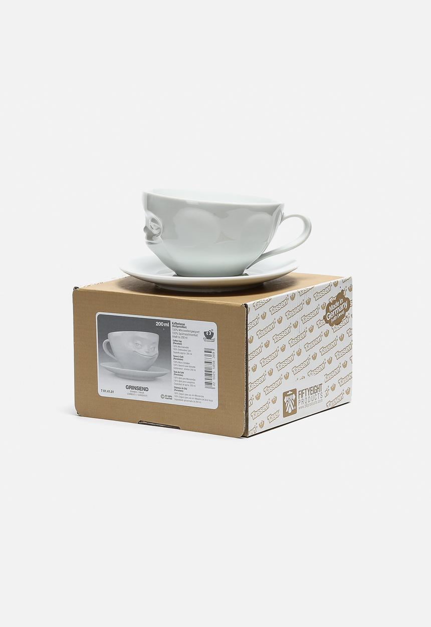 Tassen - Coffee Cup & Saucer – Grinning