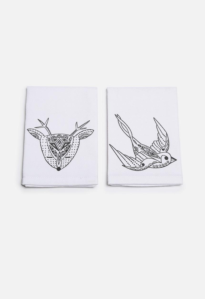 Sugar & Vice - Deer Me & Flying Solo Napkins Set of 2