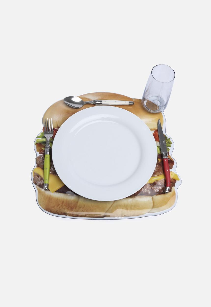 Present Time - Hamburger Placemat Set of 6