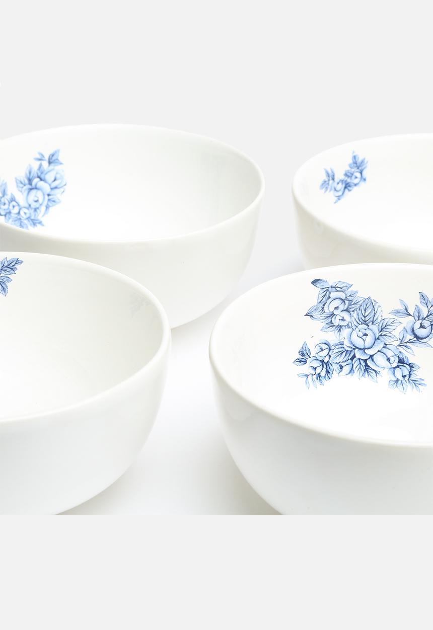 Urchin Art - Set of 4 Delft Bowls