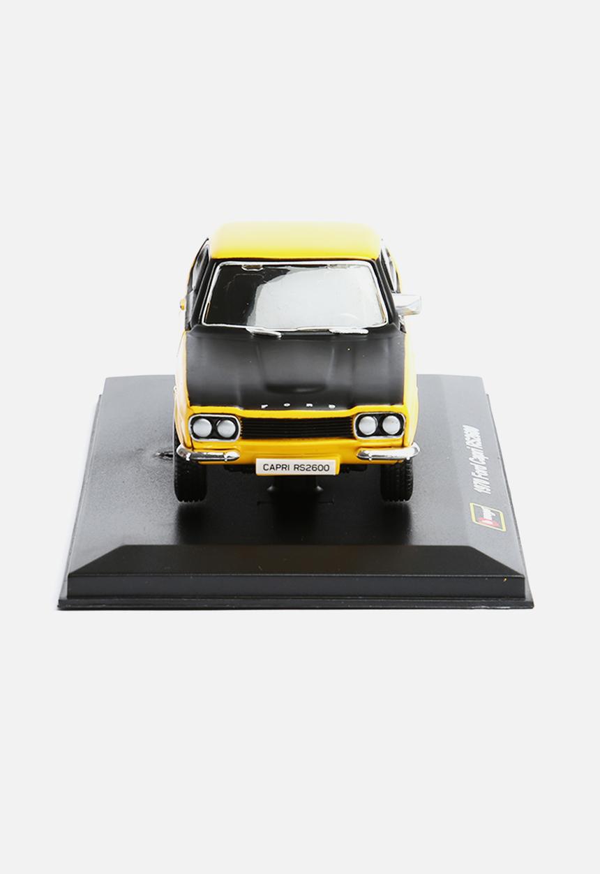 Bburago Ford Capri RS2600 (1970) sárga fém autó 1/32 vásárlás a Játékshopban