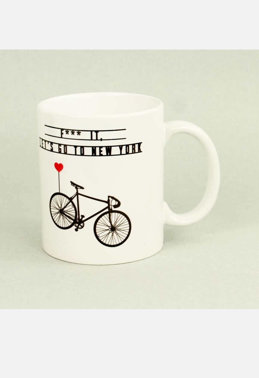 The Clearance Sale - Let’s Go to New York Mug – Black & Red