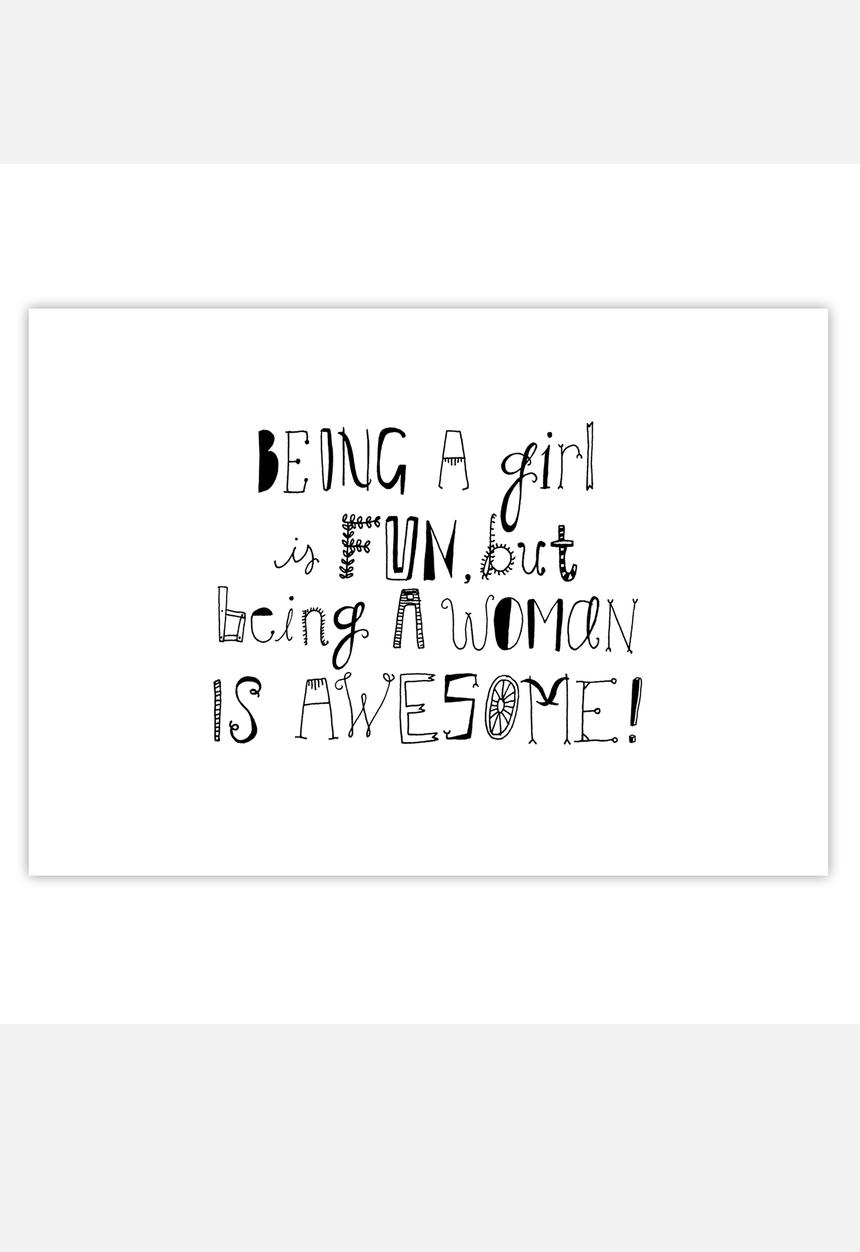 Charity Art Collab - Being A Girl Mug – Lauren Fowler