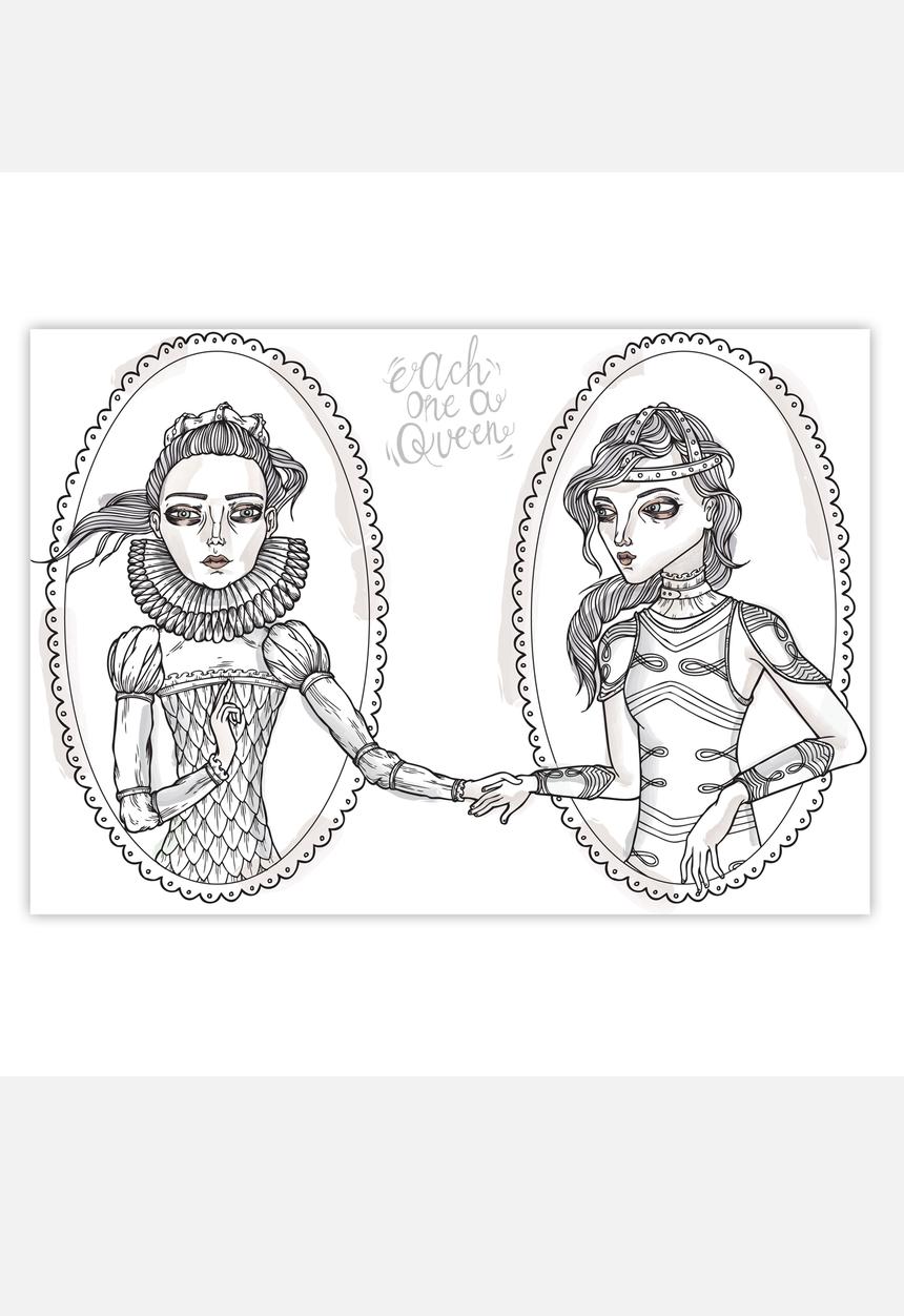 Charity Art Collab - Each One A Queen Mug – Lauren Schultz