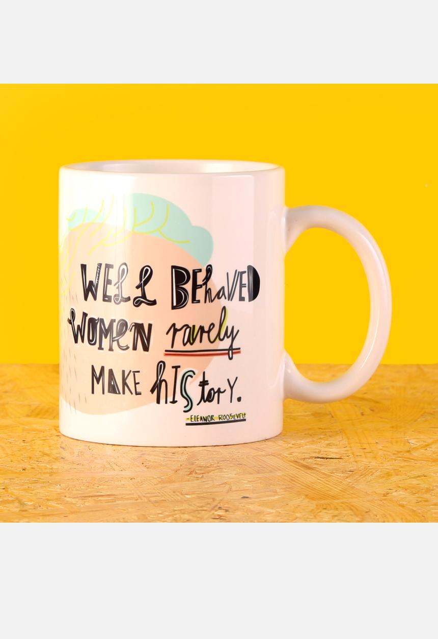 Charity Art Collab - Eleanor Rooseveldt Mug – Maaike Bakker