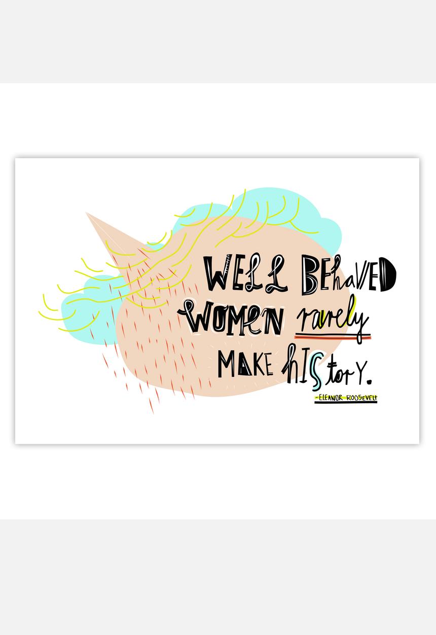 Charity Art Collab - Eleanor Rooseveldt Mug – Maaike Bakker