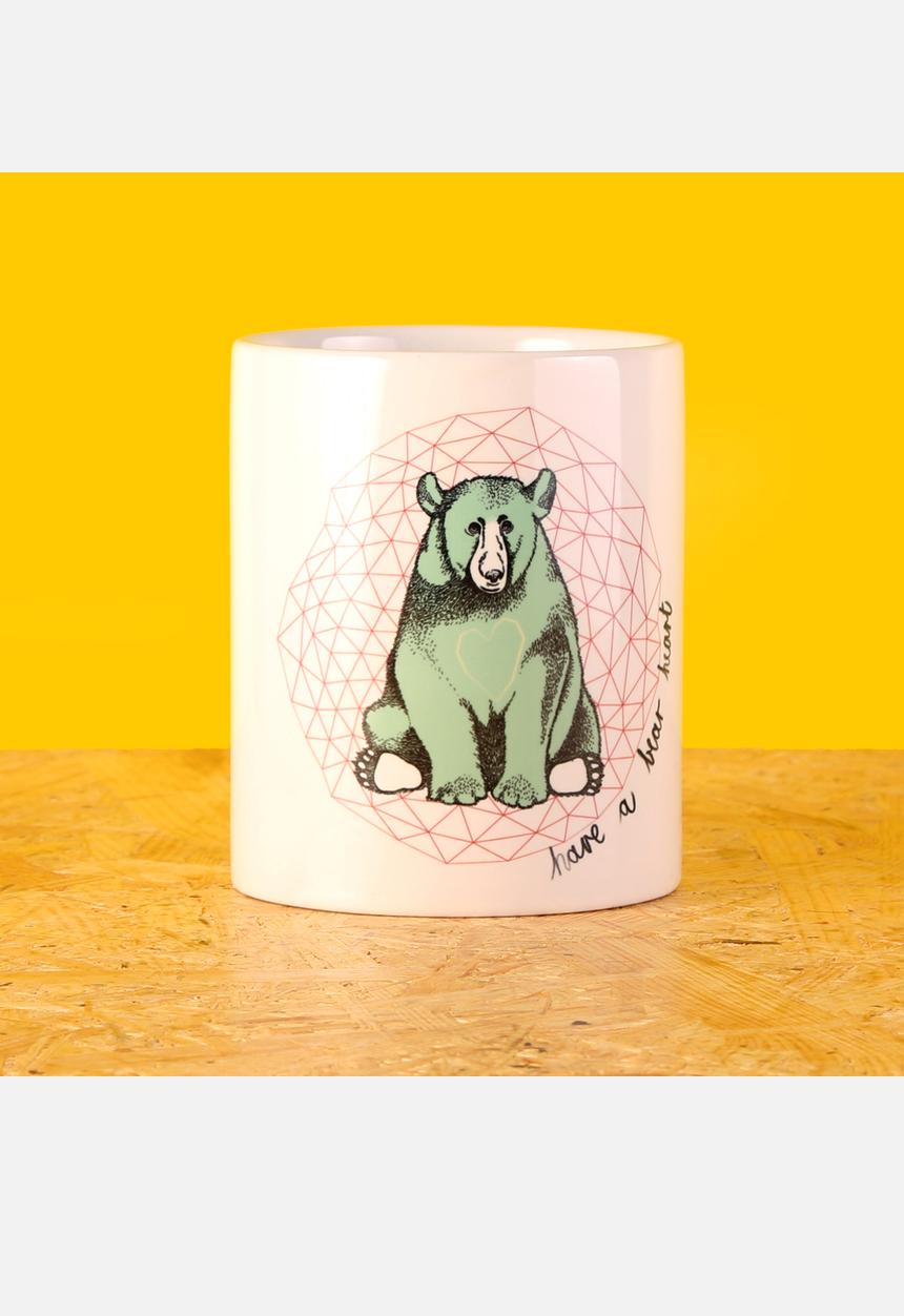 Charity Art Collab - Have A Bear Heart Mug – Jone Janse Van Vuuren
