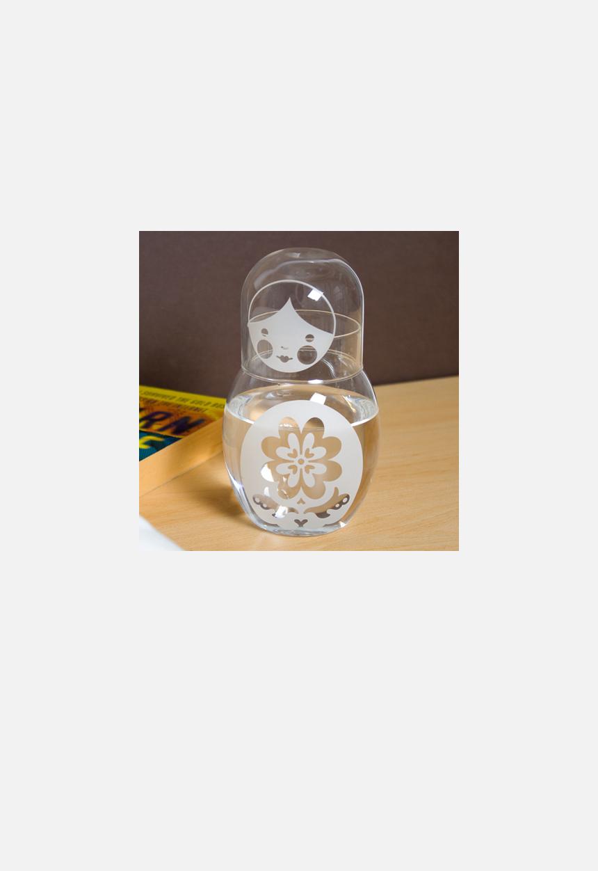 Home Gadgetry - DrinkUp Carafe & Glass – Clear