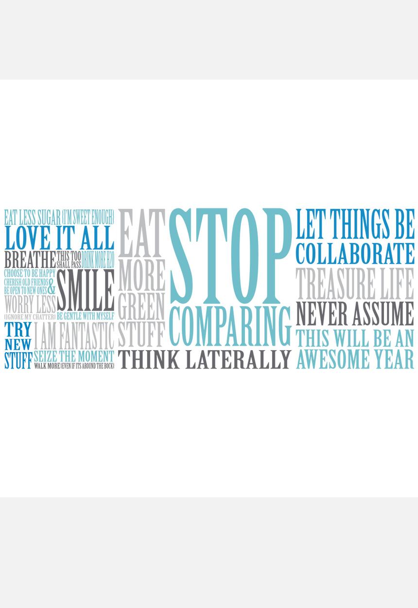 Inspiration Collection - Life Mantra Mug – Blues