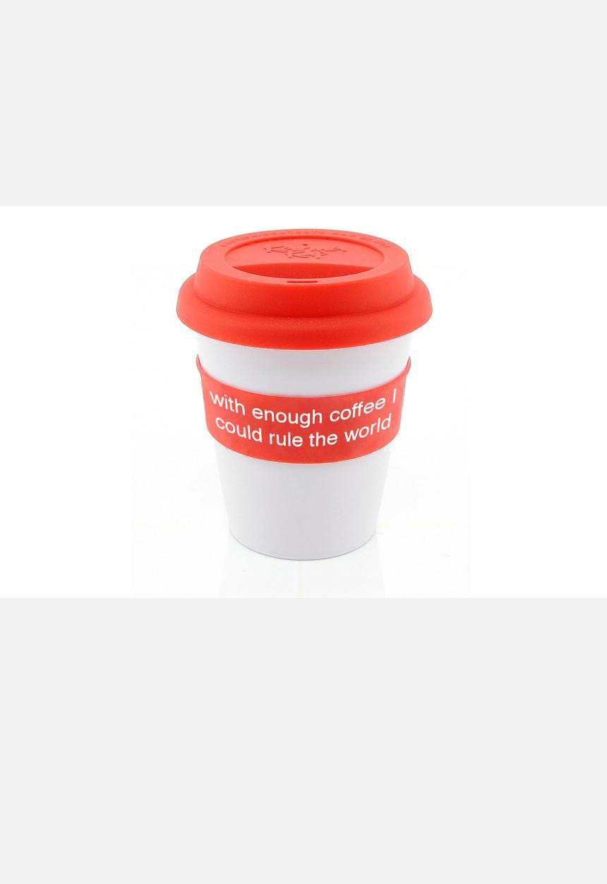 Inspiration Collection - With Enough Coffee I Could Rule The World 356ml – Red
