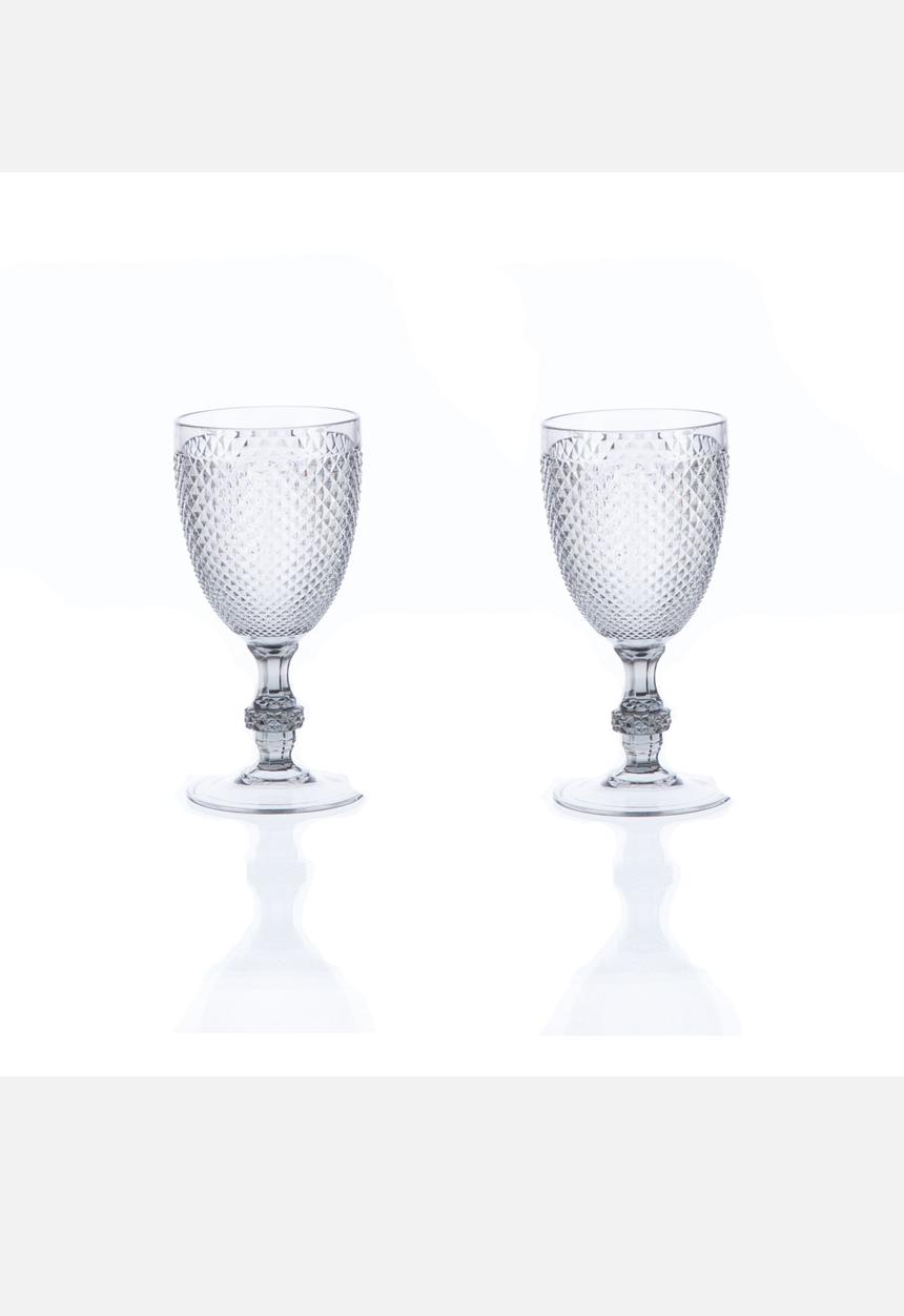 Summer Tabletop - Wine Glasses Set of 2 – Clear