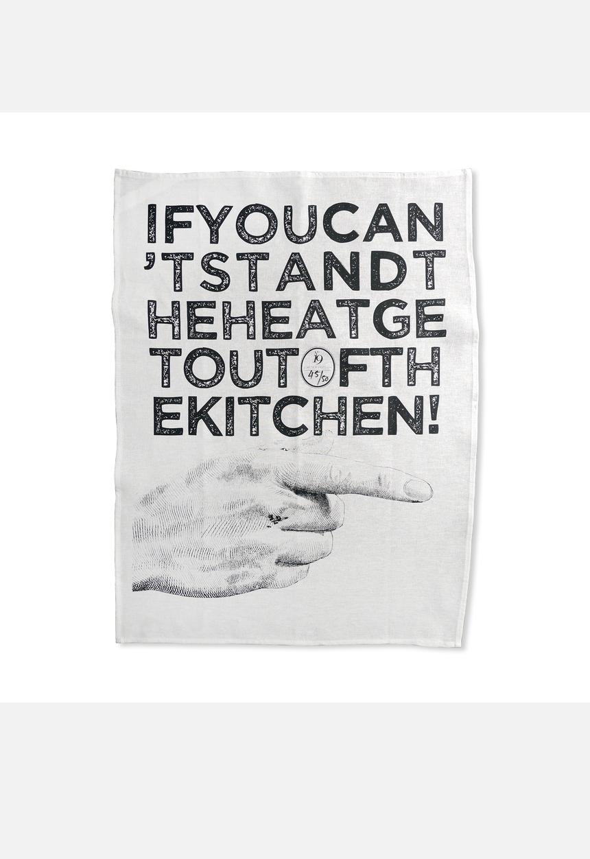 Kitchen Kit-Out - No. 19 Can’t Stand… Tea Towel – Charcoal