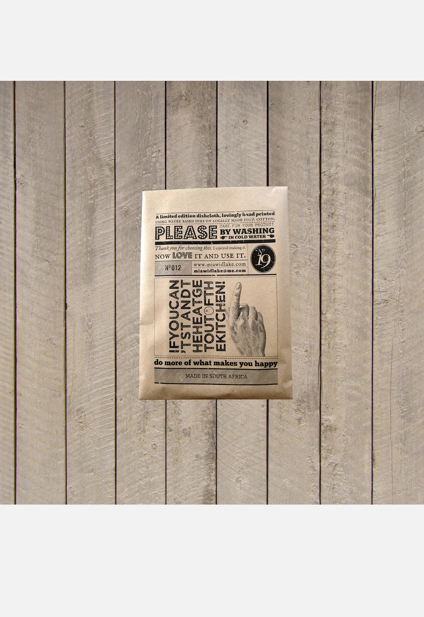 Kitchen Kit-Out - No. 19 Can’t Stand… Tea Towel – Charcoal