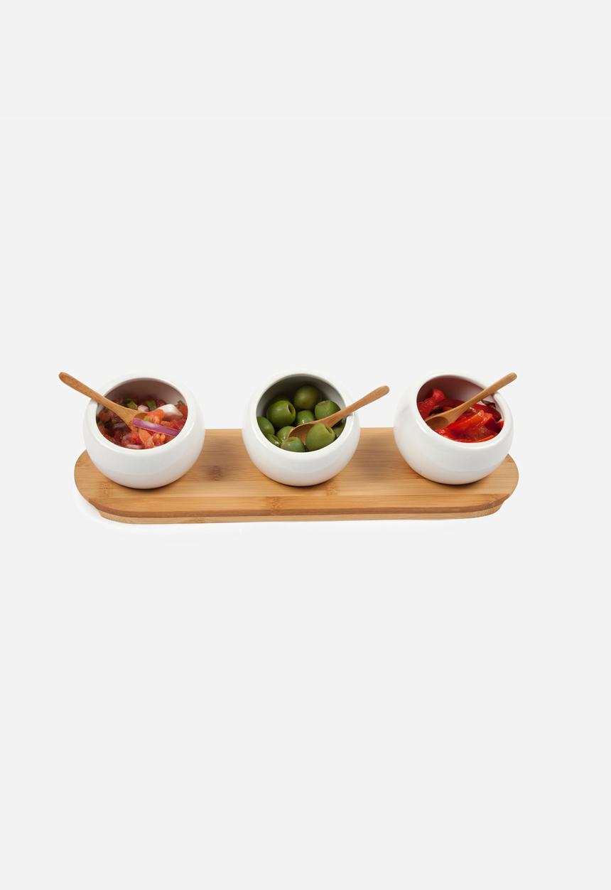 Core Bamboo - Round Entertainment Board Set