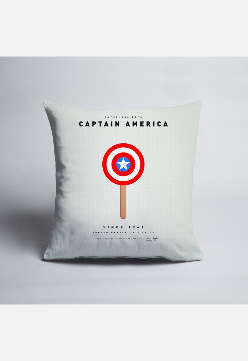 Chungkong - My Superhero Ice Pop - Captain America - Cushion cover