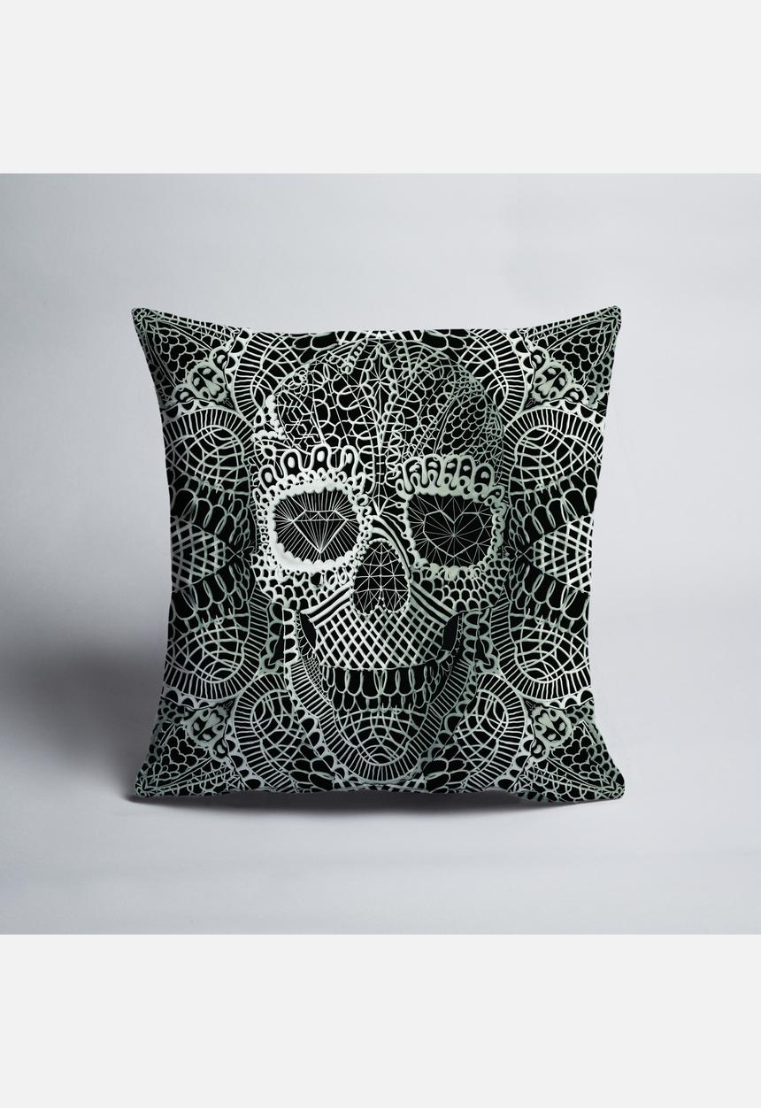 Ali Gulec - Lace Skull - Cushion cover