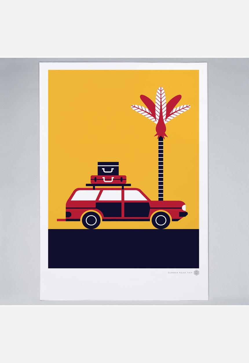 Greg Straight - Summer Road Trip - Print