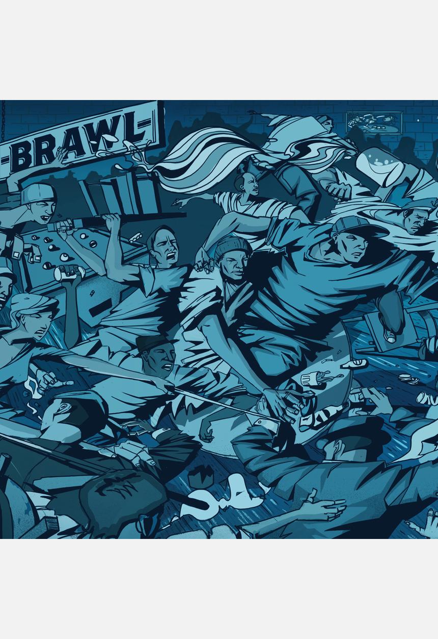 AM I Collective - Brawl T-Shirt – Navy 