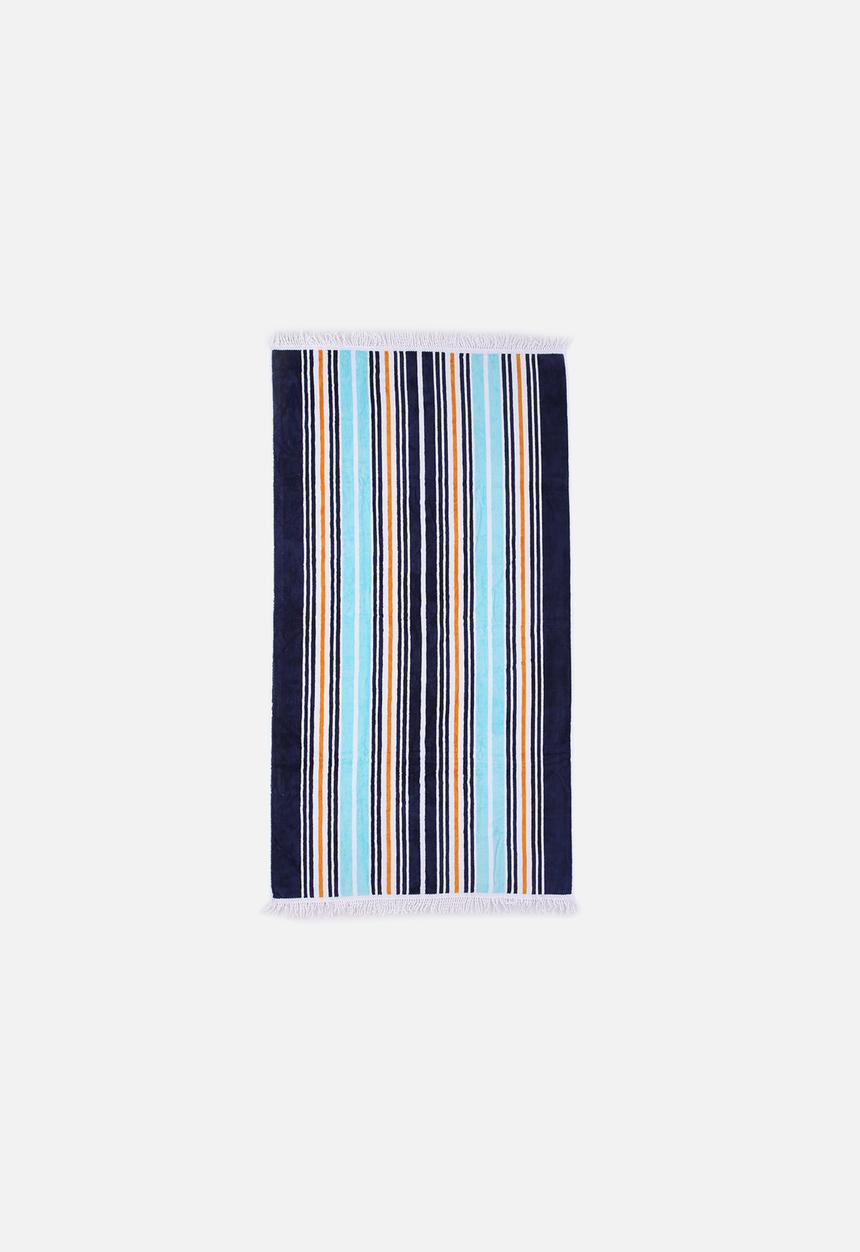 Superbalist Towels - Striped Tassle Beach Towel
