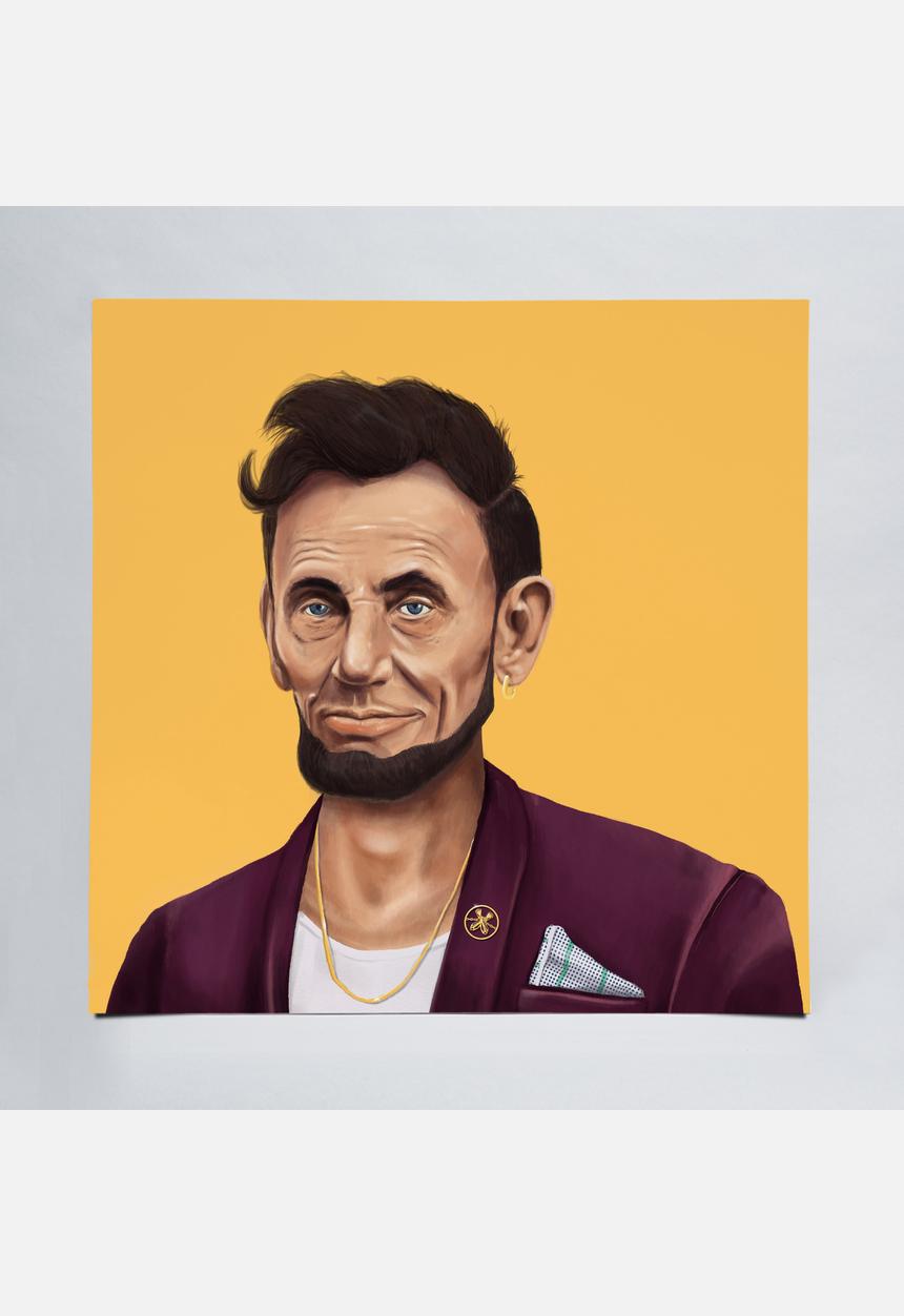 HIPSTORY - Abraham Lincoln - Print
