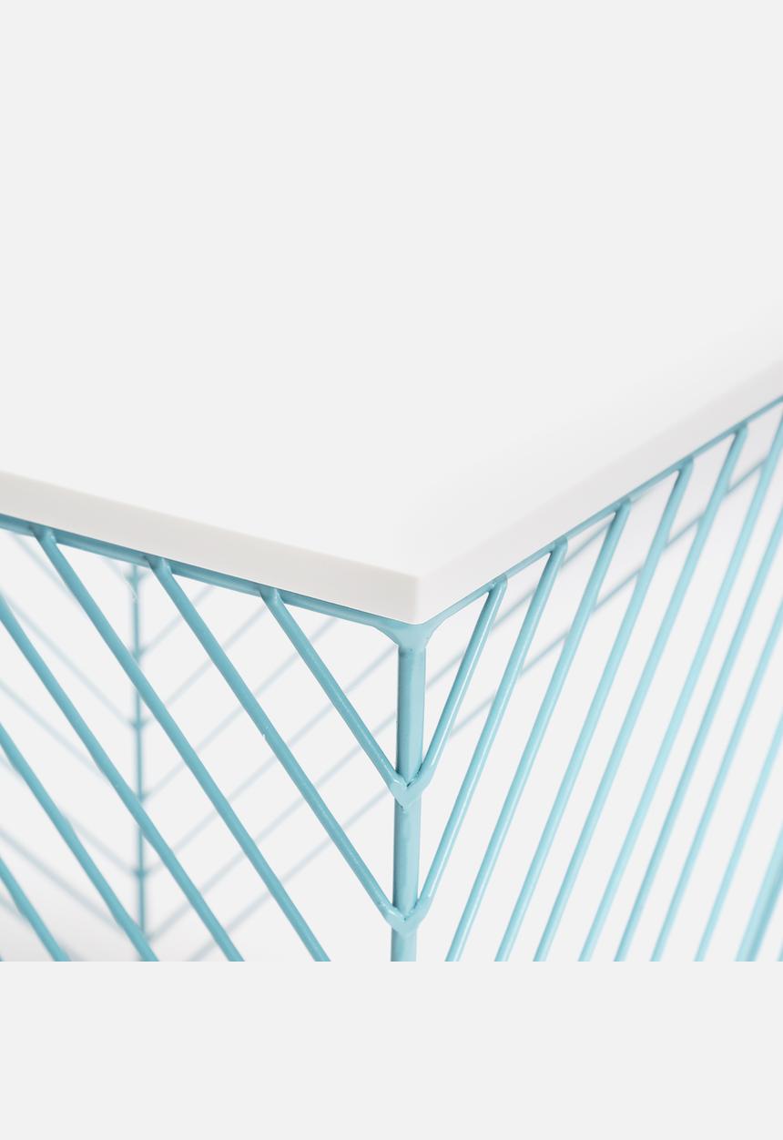 Sixth Floor - Teal Square Table