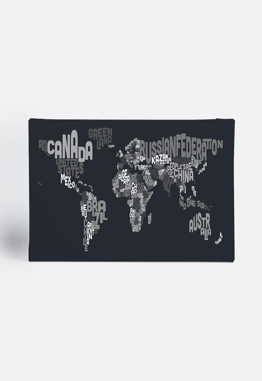 artPause - World Map - Black