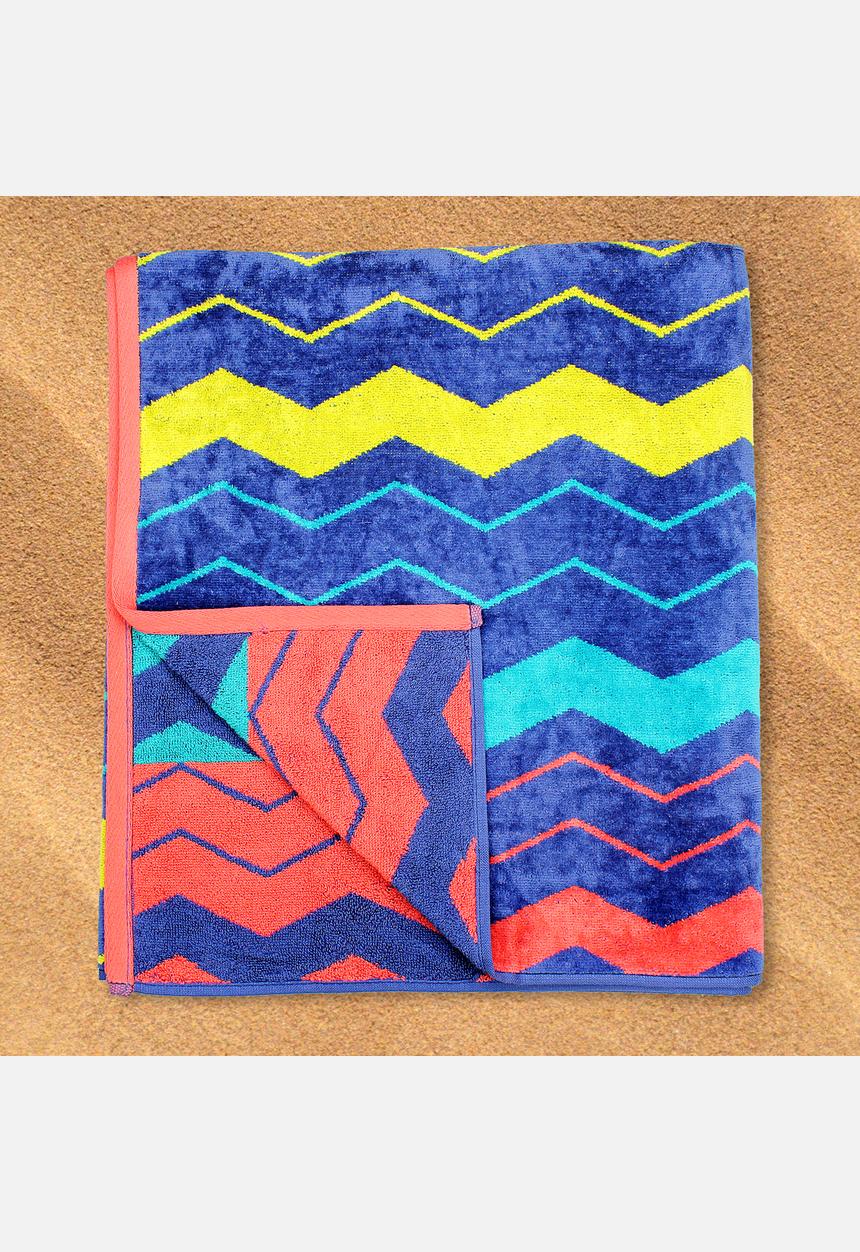 Beach Towels & Bats - Milano Stripe 90x160cm – Assorted Navy