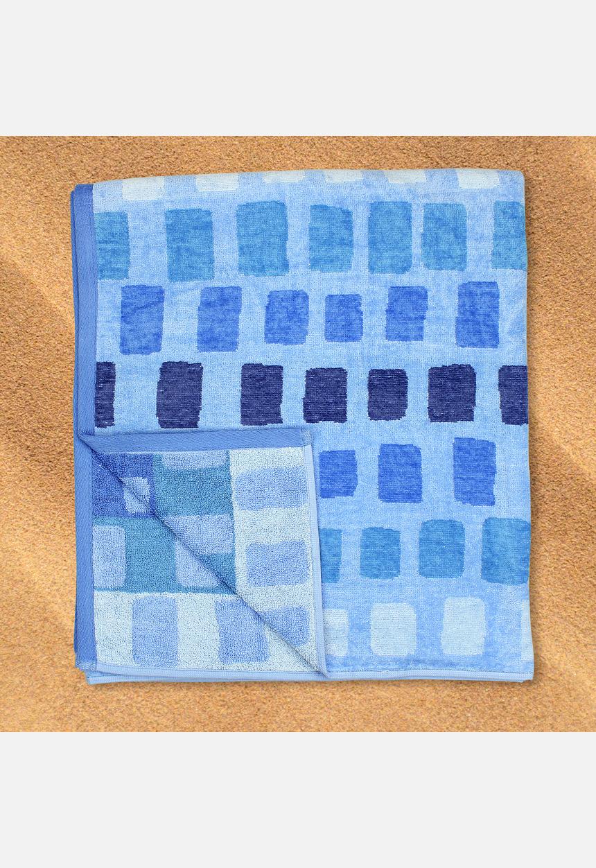 Beach Towels & Bats - Block Stripes 90x160cm – Blues
