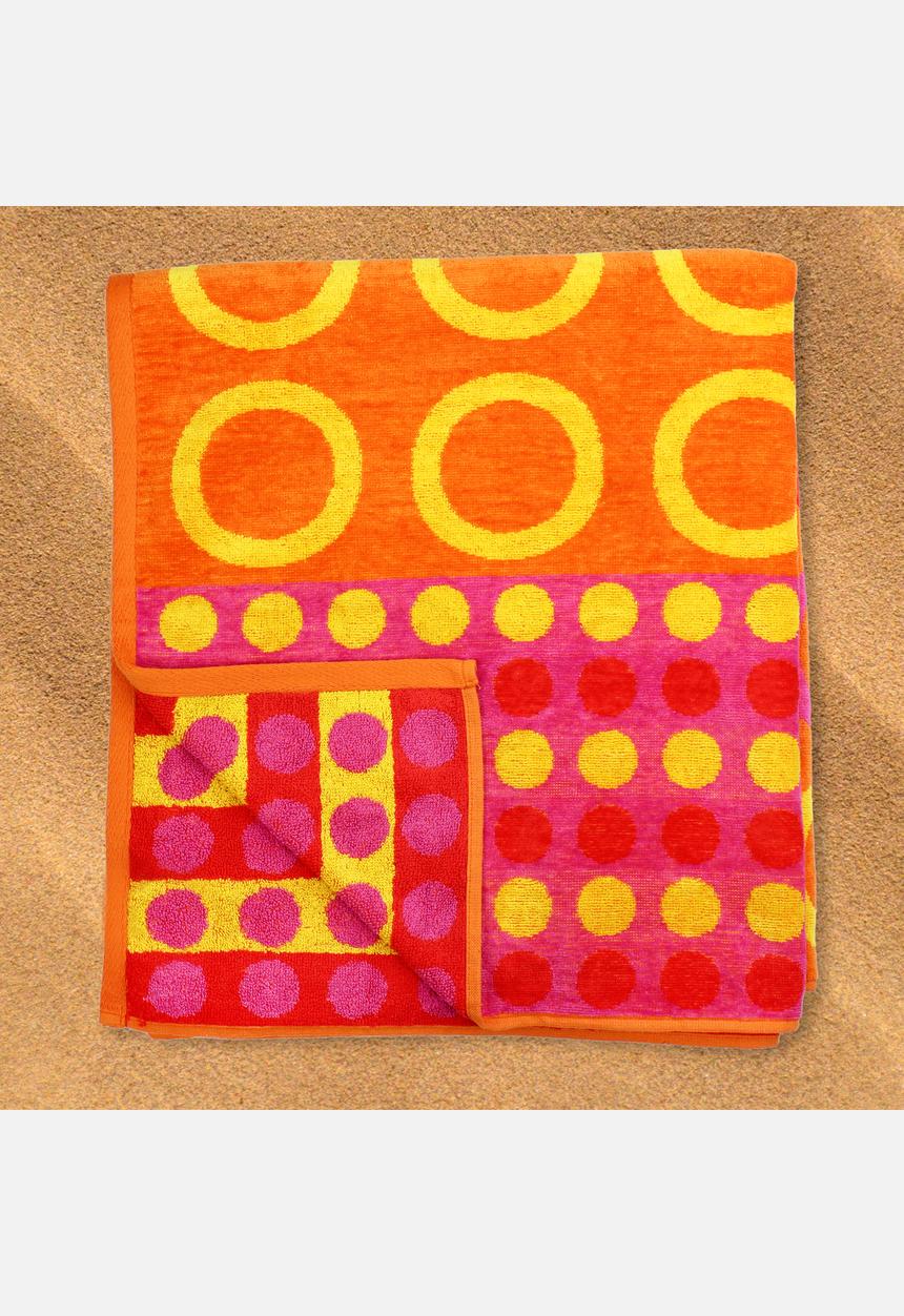 The Clearance Sale - Cool Circles 90x160cm – Pink & Orange