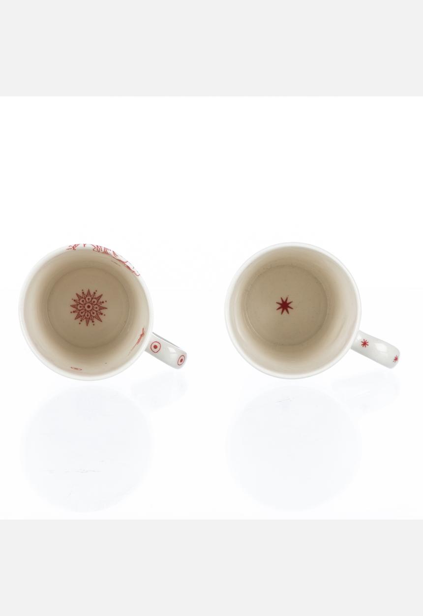 Tabletop Ceramics - Buck & Rose Beakers Set – Red