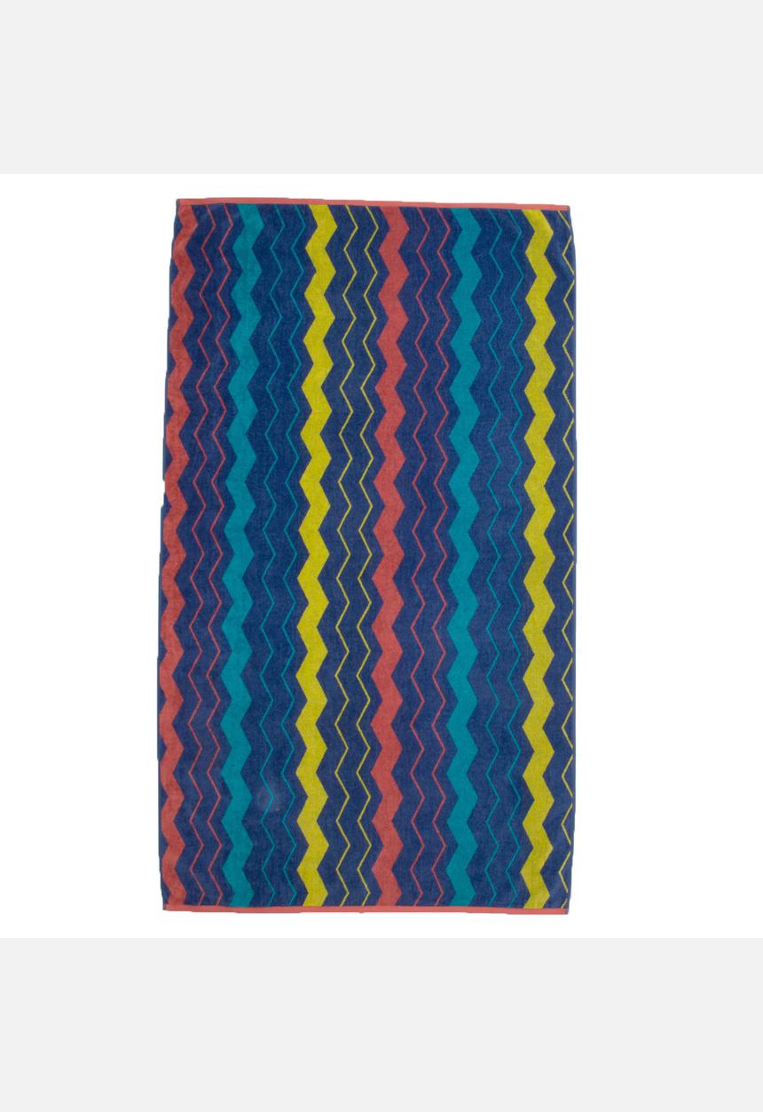 Soft-As-Silk Towels - Milano Stripe 90x160cm – Assorted Navy