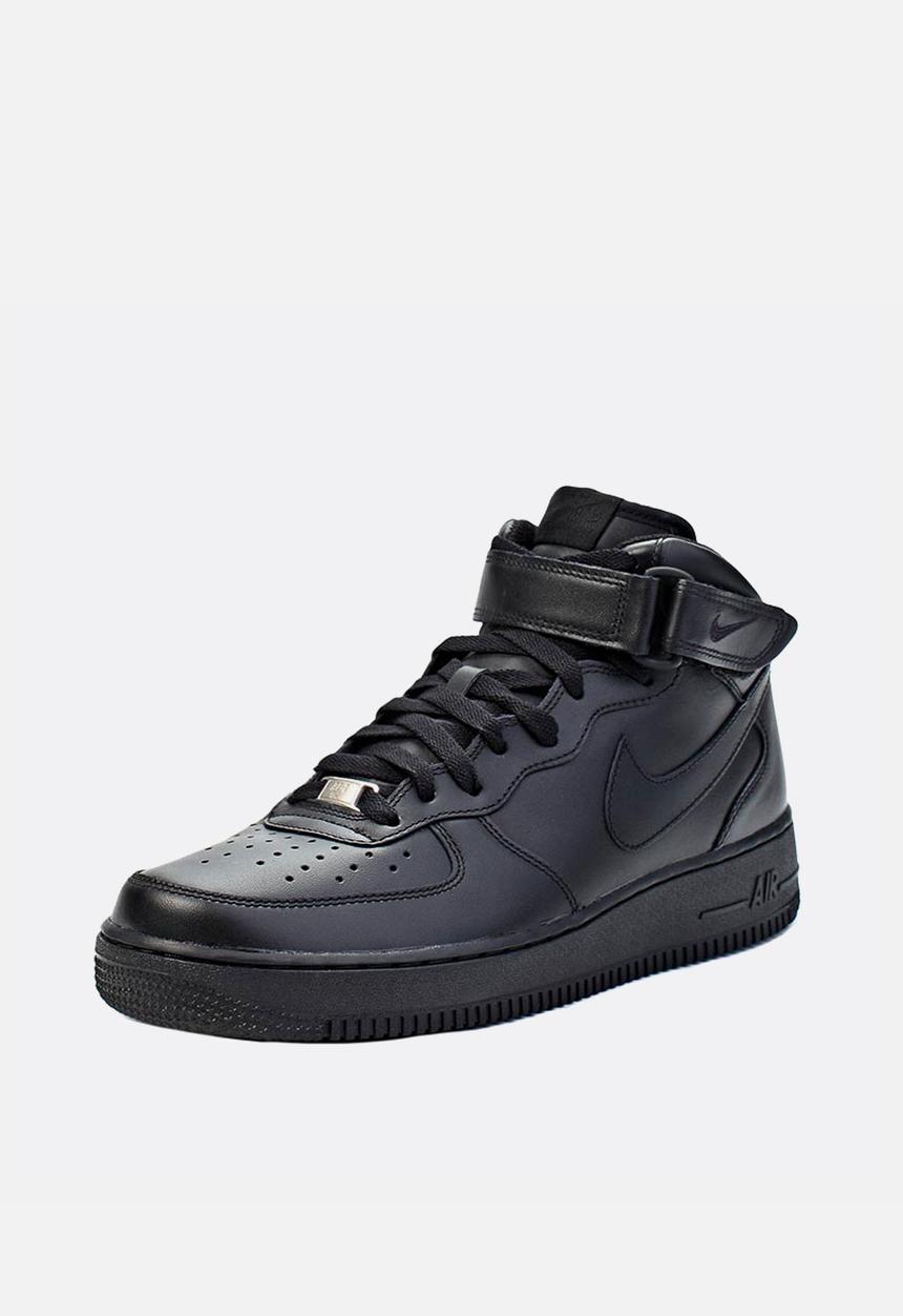 Nike - Air Force 1 Mid '07- Black / Black