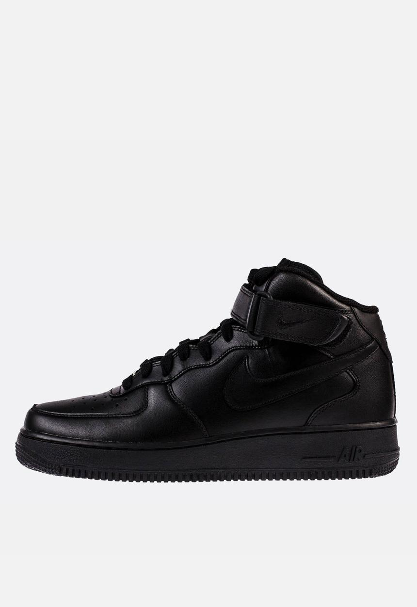 Nike - Air Force 1 Mid '07- Black / Black