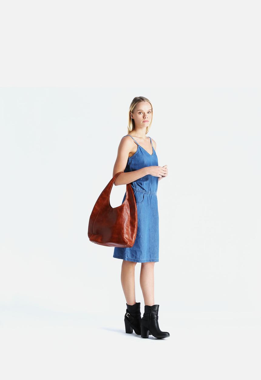 FSP Collection - Leather Hobo