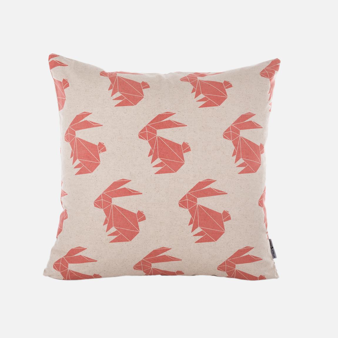 cushions with rabbits on