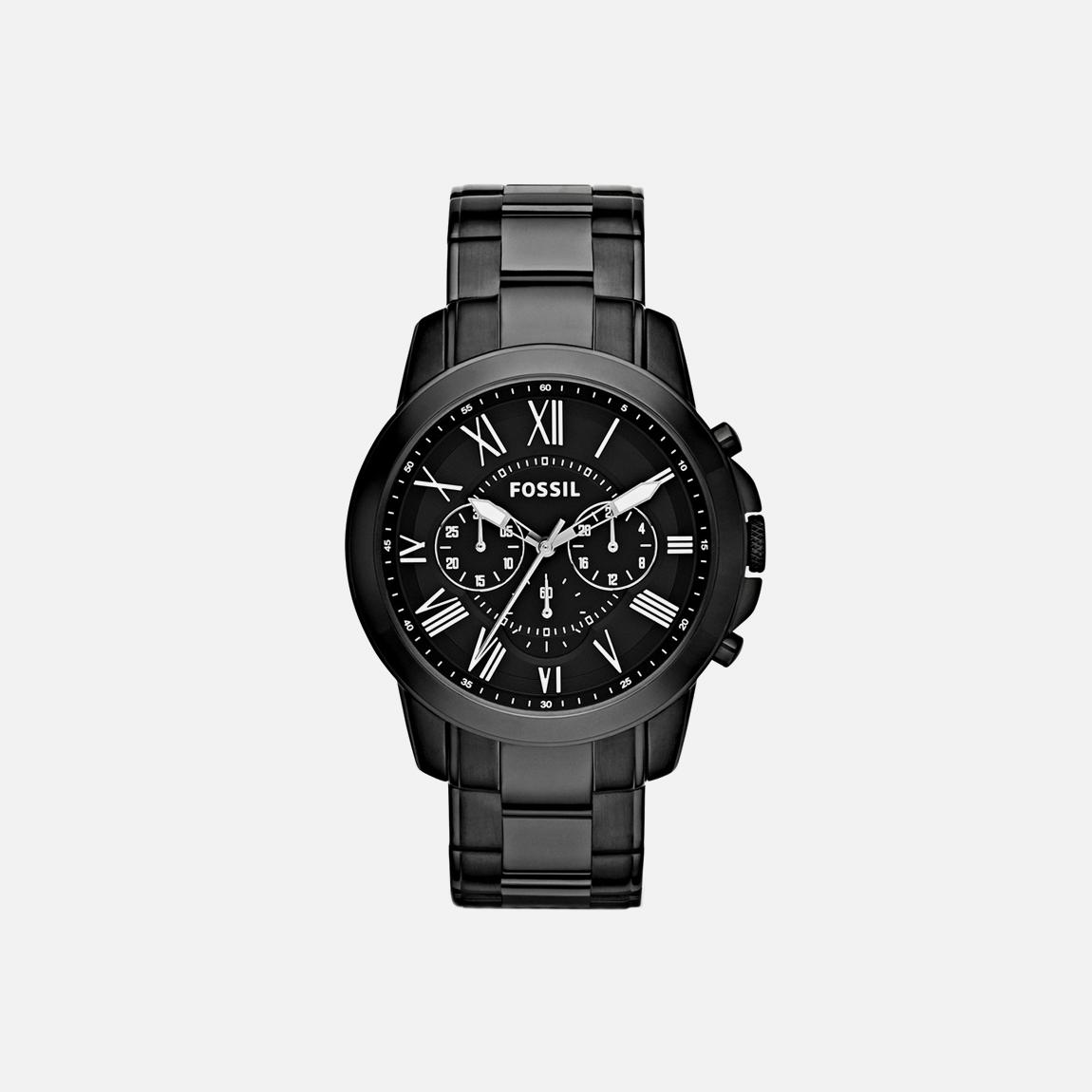 fossil q grant black