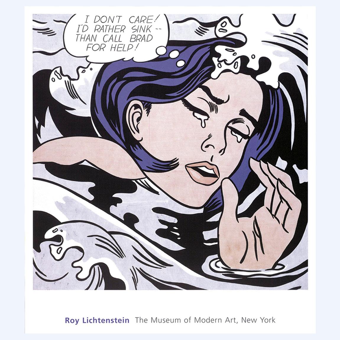 Drowning Girl Roy Lichtenstein Art Superbalist Com   Original 