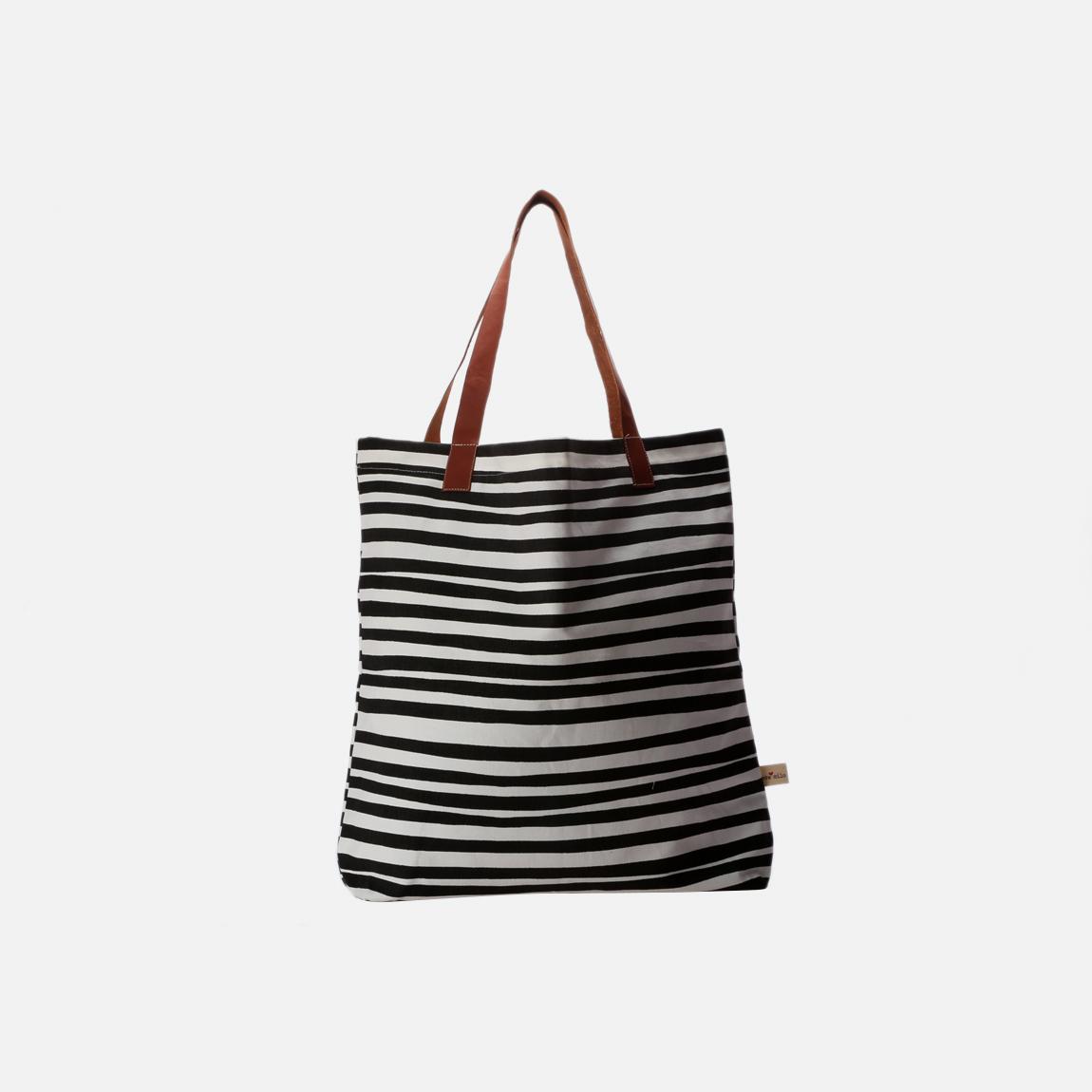 Stripe Tote – Black & White Love Milo Bags & Purses | Superbalist.com