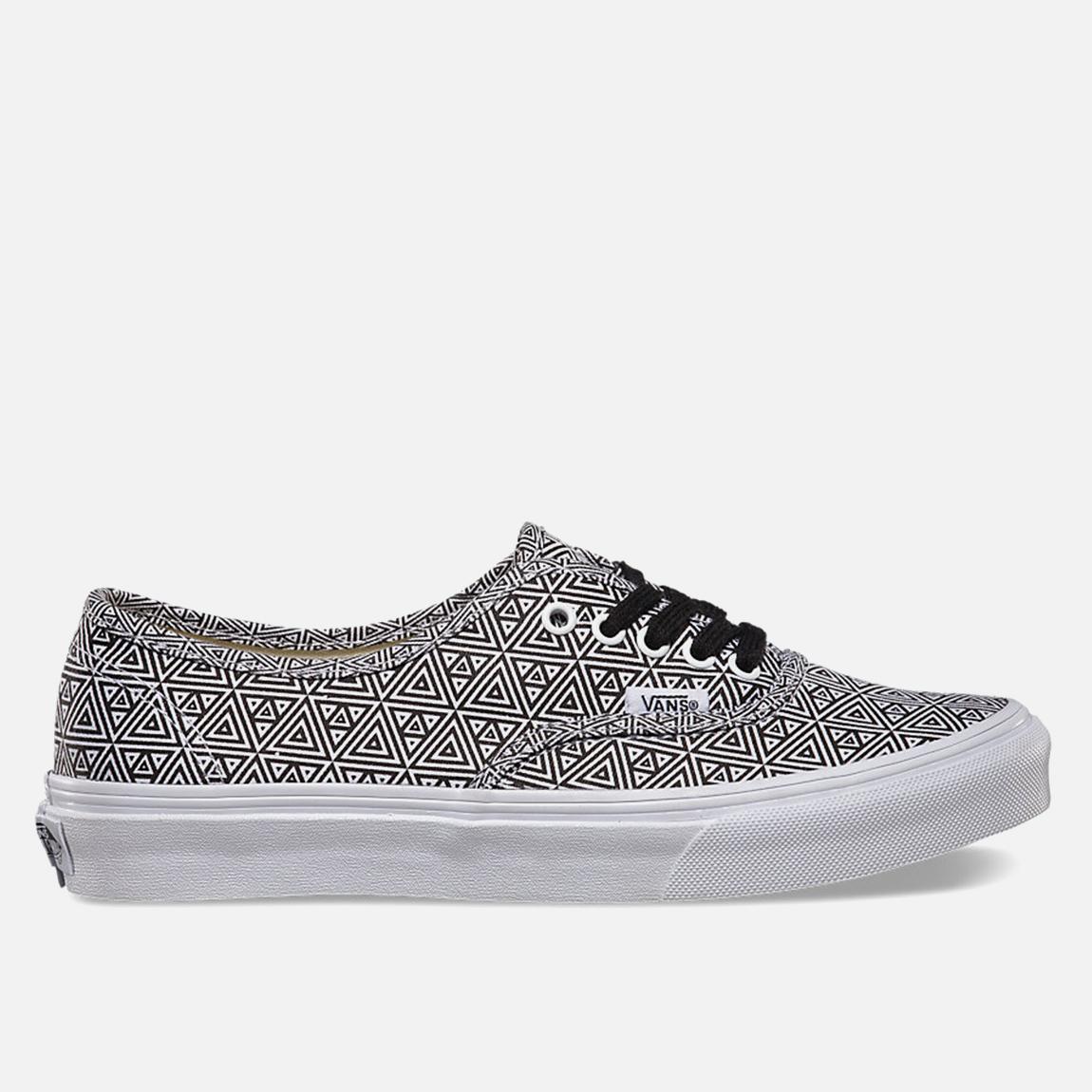 vans black and white authentic