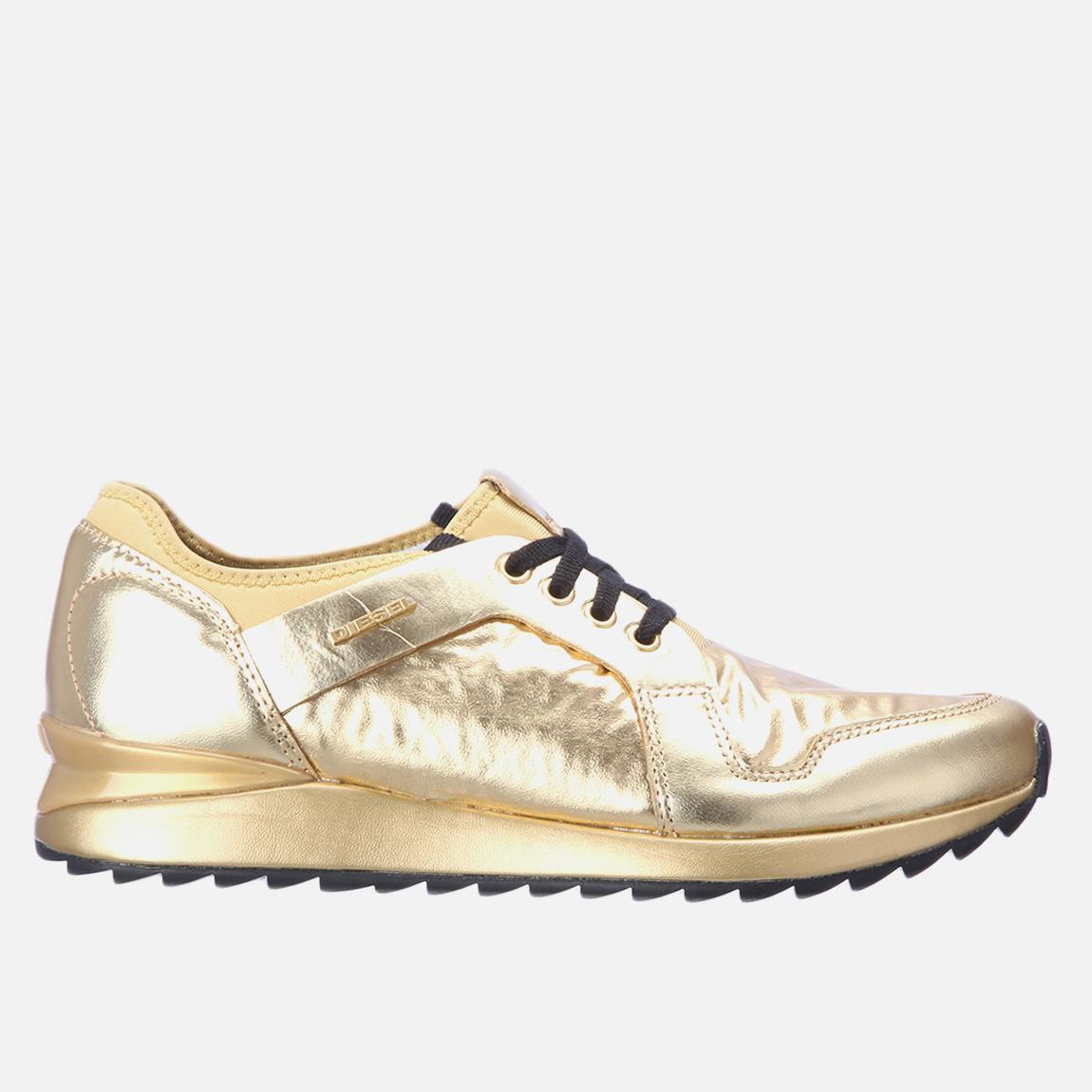 Draags94- Gold Diesel Sneakers | Superbalist.com