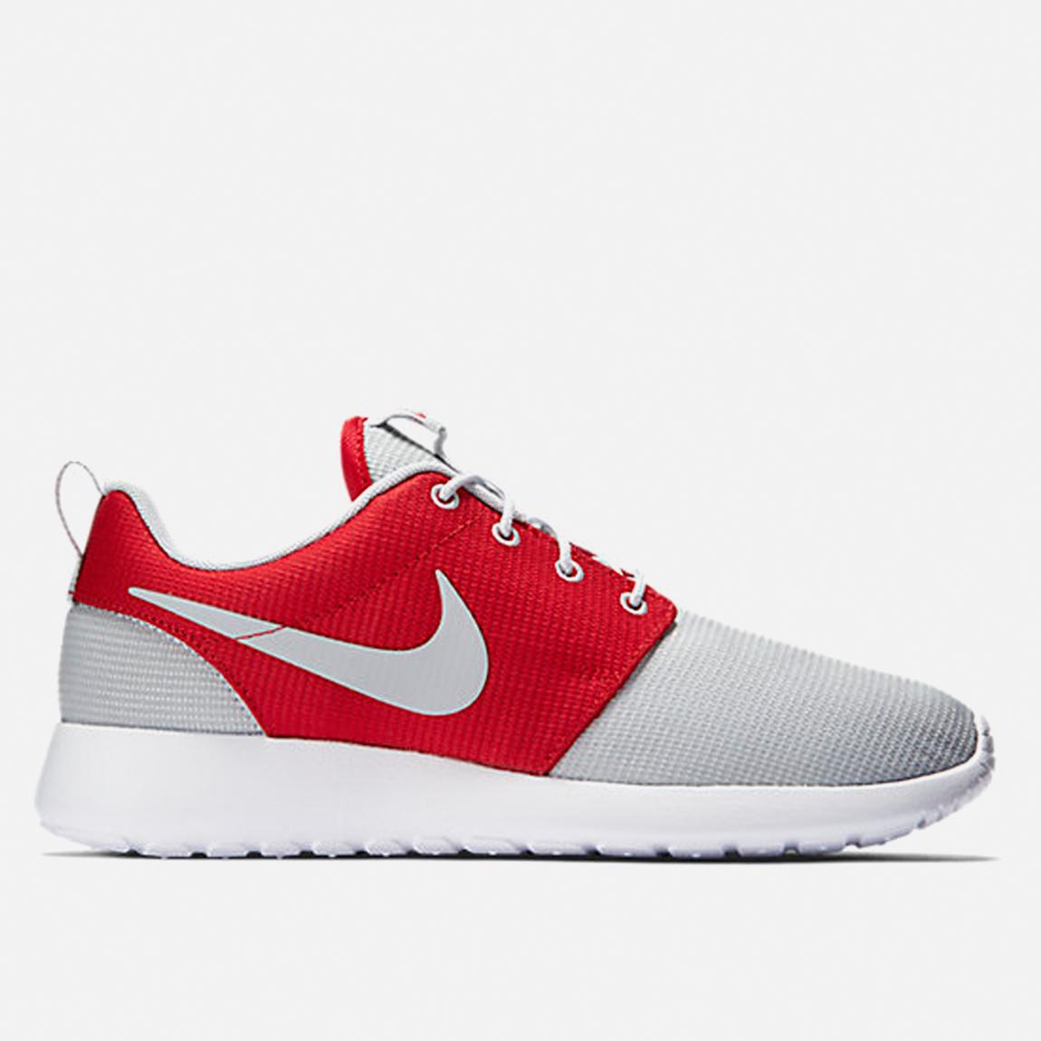 nike roshe run red and white