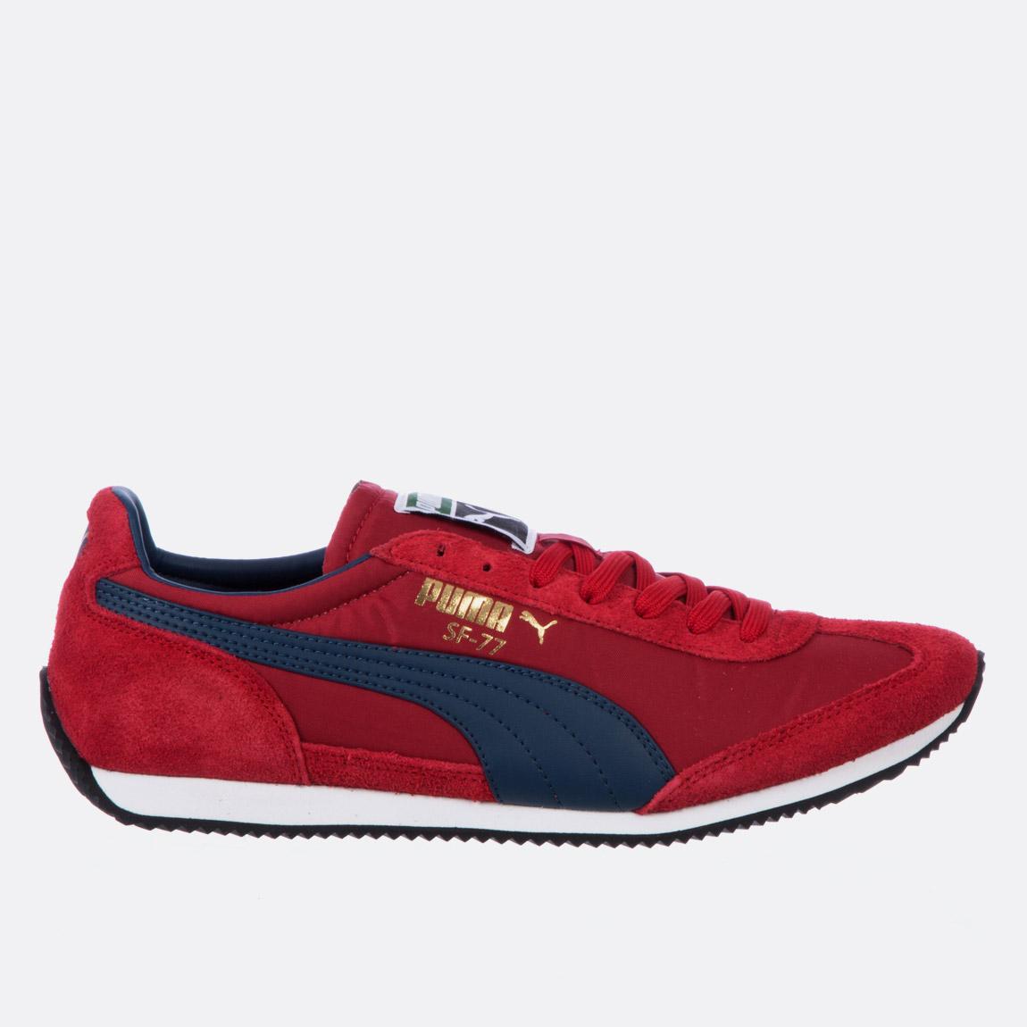 SF77 – Haute Red-Blue Wing Teal PUMA Sneakers | Superbalist.com