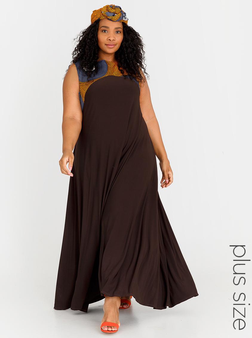 Kwena Dress Brown Plus-Fab Dresses | Superbalist.com