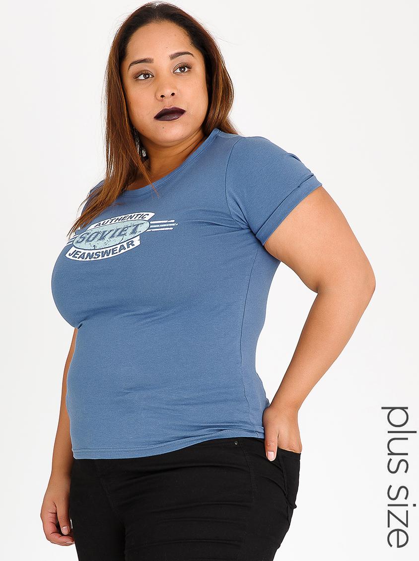 Carla Tee Pale Blue SOVIET Tops | Superbalist.com