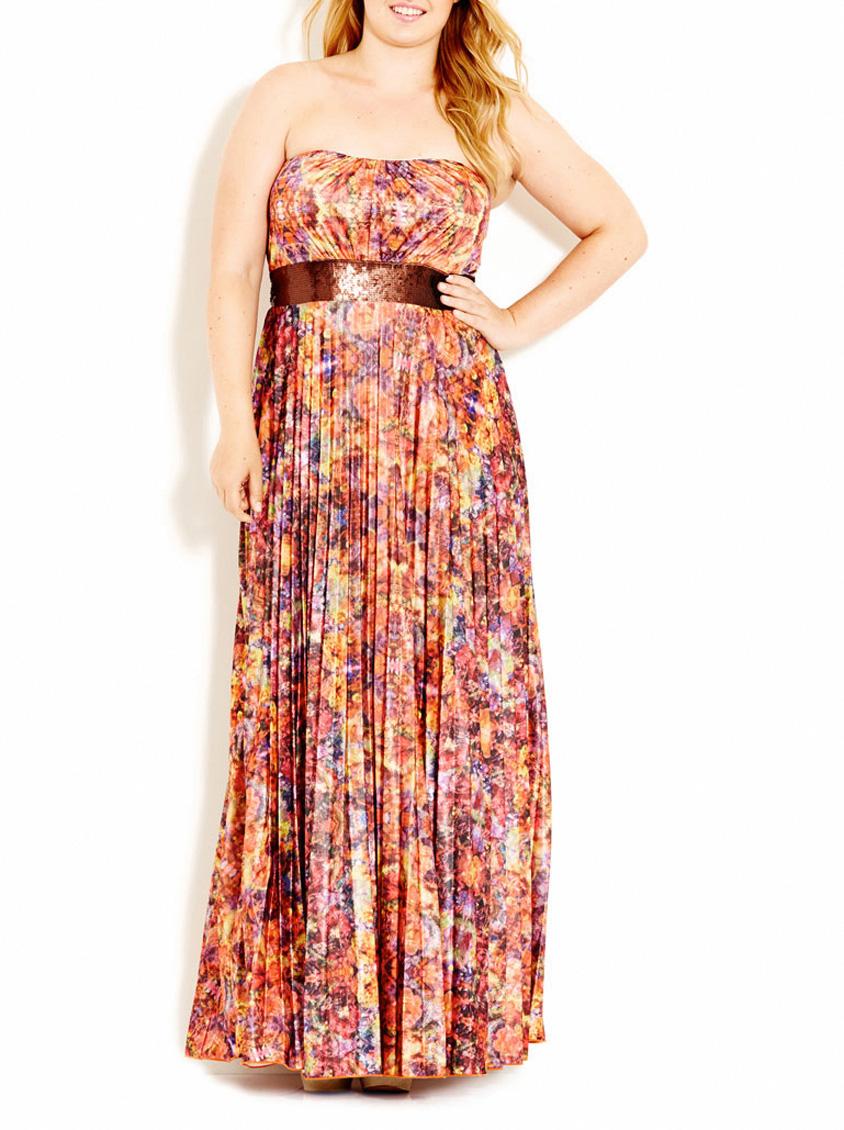 Multi Coloured Pleated Manhattan Shirt Dress