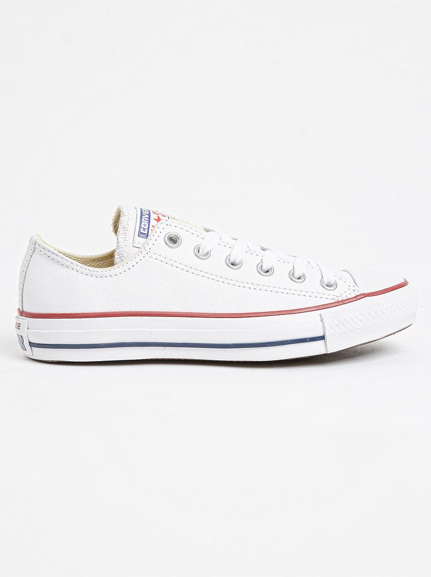 Leather Chuck Taylor All Star Low White Converse Sneakers | Superbalist.com